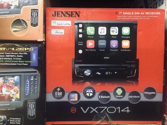 JENSEN car Apple paly android auto stereo Bluetooth touchscreen system Bluetooth audio 7” Touchscreen