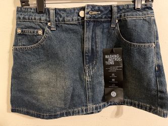 Denim Mini Skirt Size Small