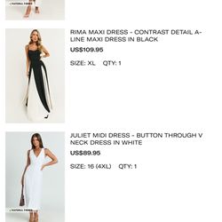 Brand New Clothes from Showpo For sale 