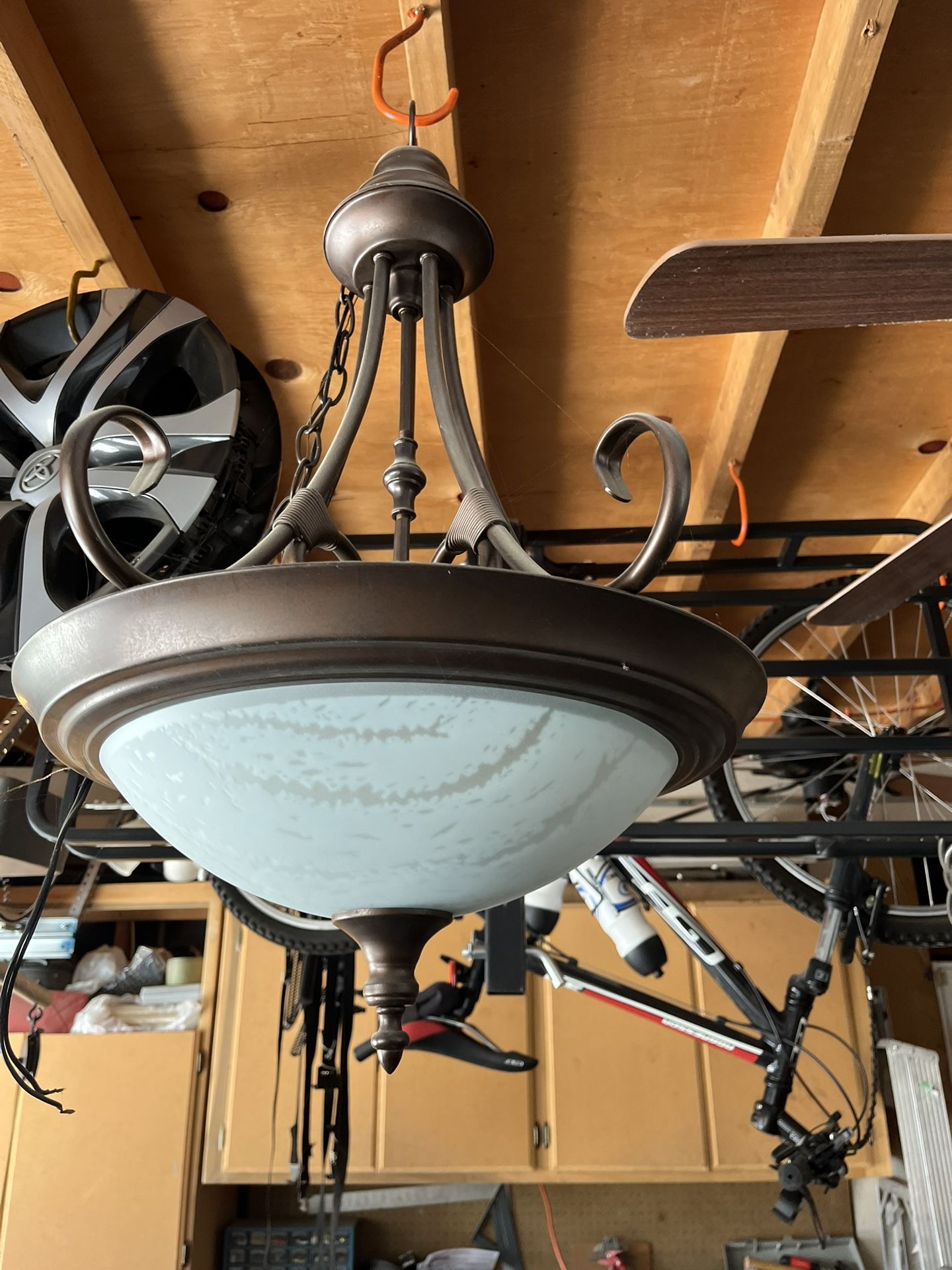 Free Chandelier With Chain And Mount.
