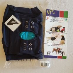 New Dog Medical Shirt S+ Professional Wound Management Itching Post-surgery Surgical Adjustable Veterinary Read Below