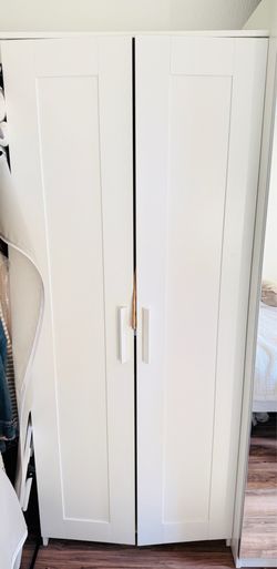 BRIMNES Wardrobe with 2 doors,