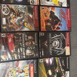PlayStation 2 Games And 1 Xbox Game