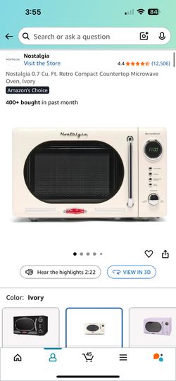 Ivory Microwave