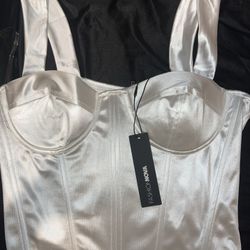 Satin Corset Top 