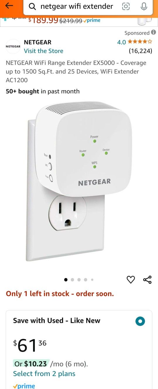 Netgear wifi extender