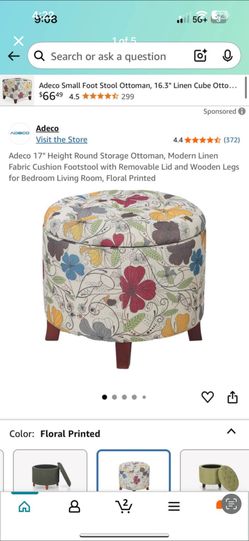 Flower Ottoman