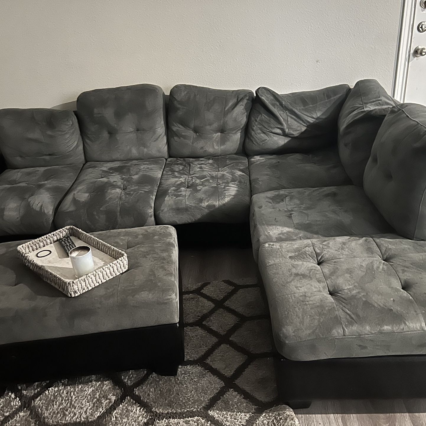 Gray Sectional 