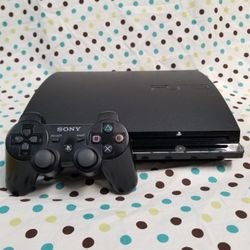 Playstation 3 / PS3 Slim 320GB With one Controller  Plus Demo Disc 