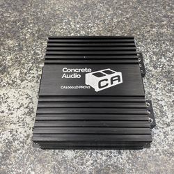 Concrete Audio CA1000.1D PROV2 Monoblock 1,000 Watt 1 Channel Car Amplifier TPW016692