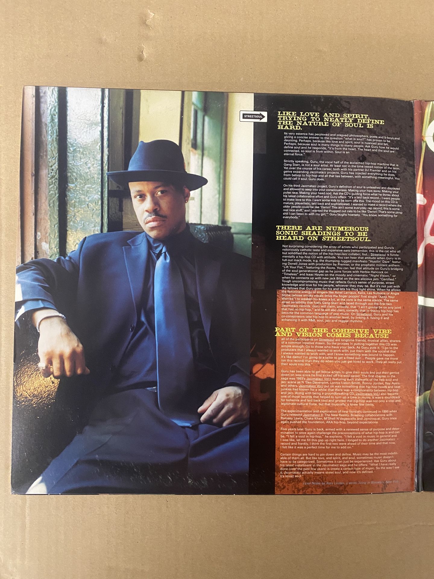 GURU JAZZMATAZZ / STREETSOUL 2LP Jazzmatazz - Streetsoul - Album
