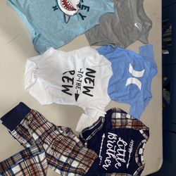 Baby Boy 3/6 Months (7)pc Clothing Lot 