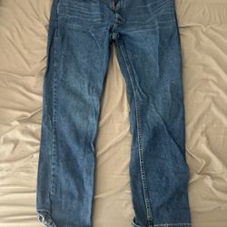 Lee’s Dark Blue Jeans-40x34