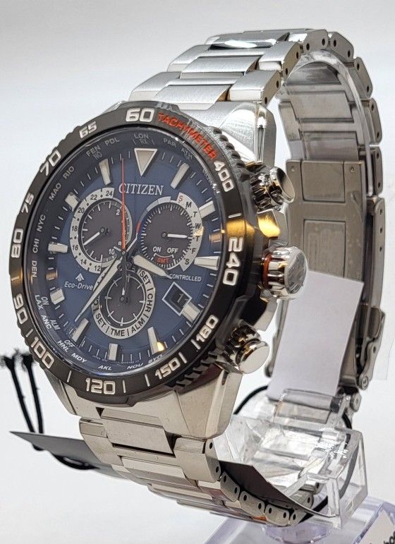 Citizen Promaster Eco-Drive Blue Chronograph Dial Men's Quartz Watch CB5034-58L
