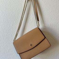 Tory Burch Leather Chain-linked Cross Body Bag
