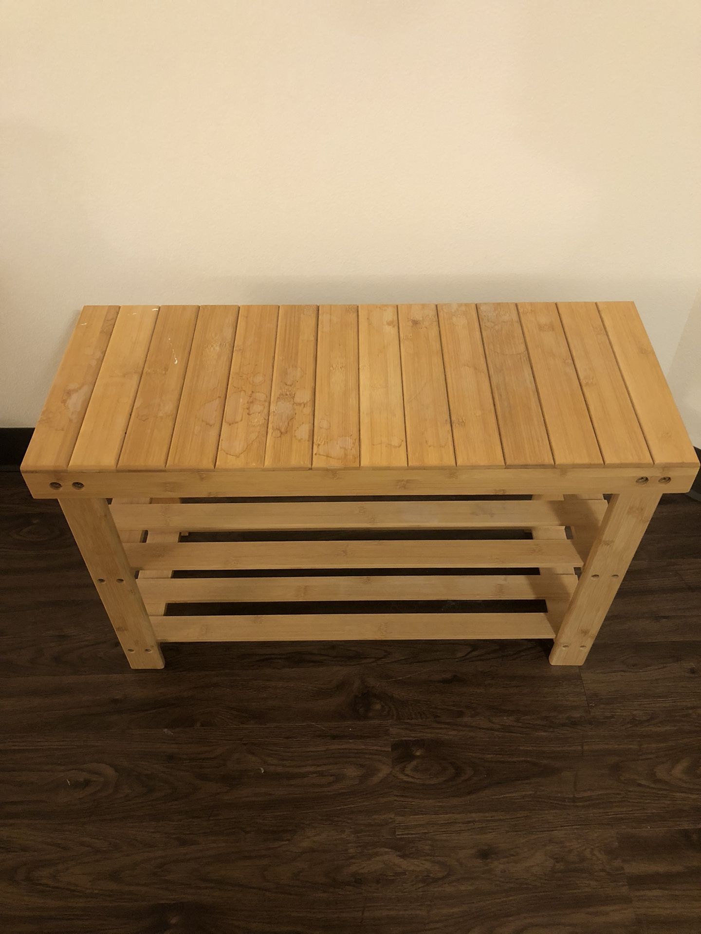 Bamboo Shoe Rack