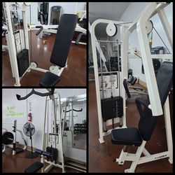 Cybex classic 3 pce bundle lat pull down, chest press, shoulder press