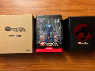 Super7 ThunderCats ULTIMATES! PANTHRO – WAVE 1 Complete w/ Original Mailer Box & Glowing Eyes Head