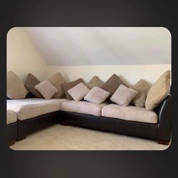 2 Modern Sectional (Right Side & Left Side)  Ottoman and Coffee Table 