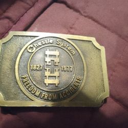 Chessie System Belt Buckle 