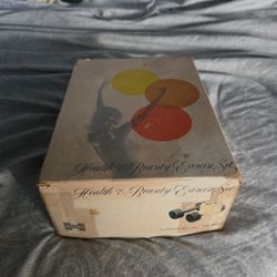 vintage "Health & Beauty Exercise Set