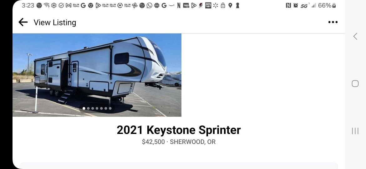 2021 Keystone Sprinter