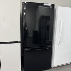 Refrigerator Black 30” Width 