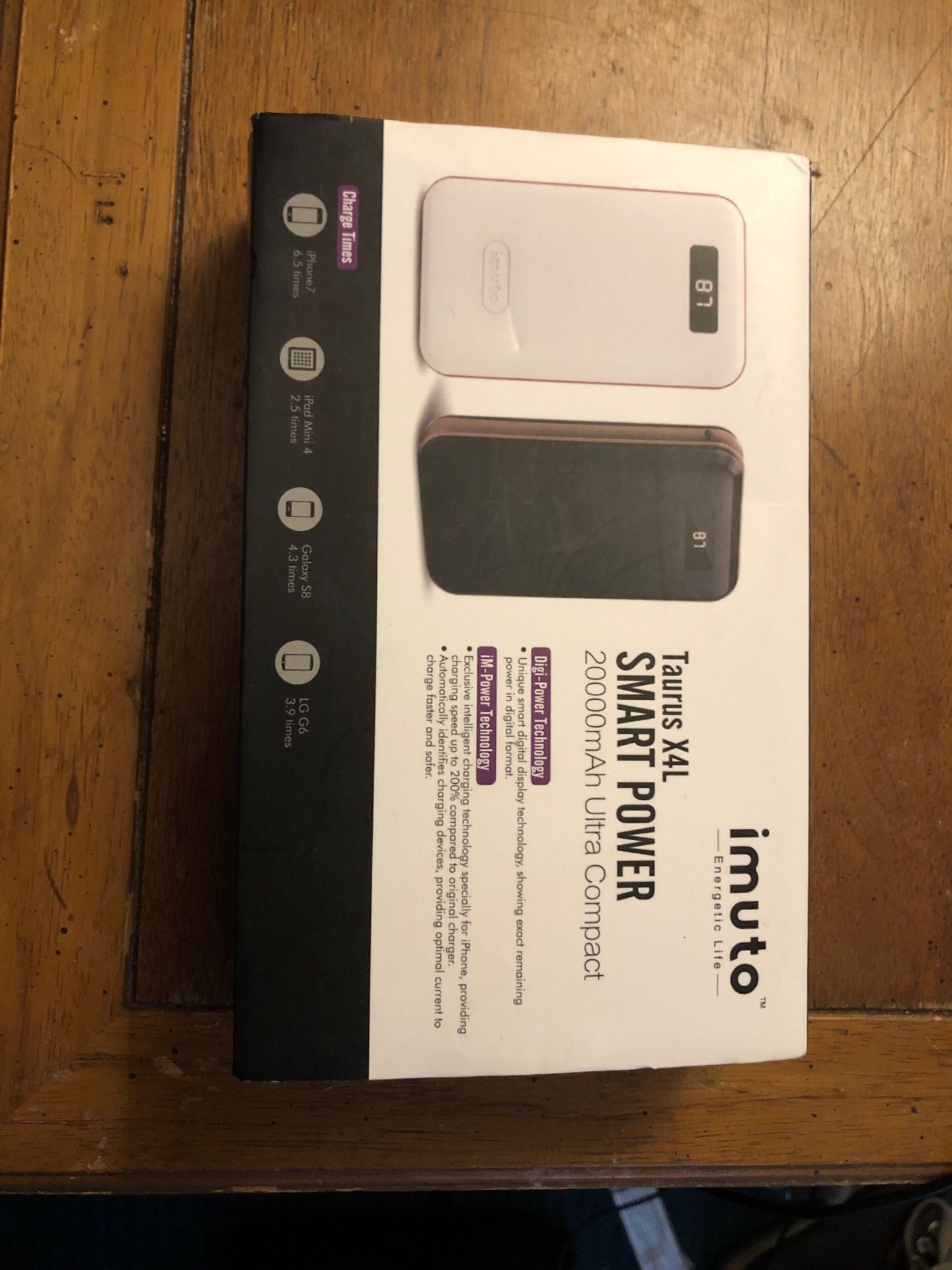 Imuto Taurus X4l Smart Power 20000 mah Portable Charger