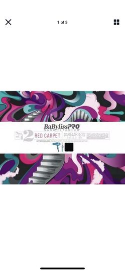 1 TIME FOR EVER PRICE! BABYLISS PRO HOLIDAY GIFT BOX - RED CARPET # BNT19H2