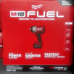 Milwaukee, M18 1/2in. High Torque Impact Wrench