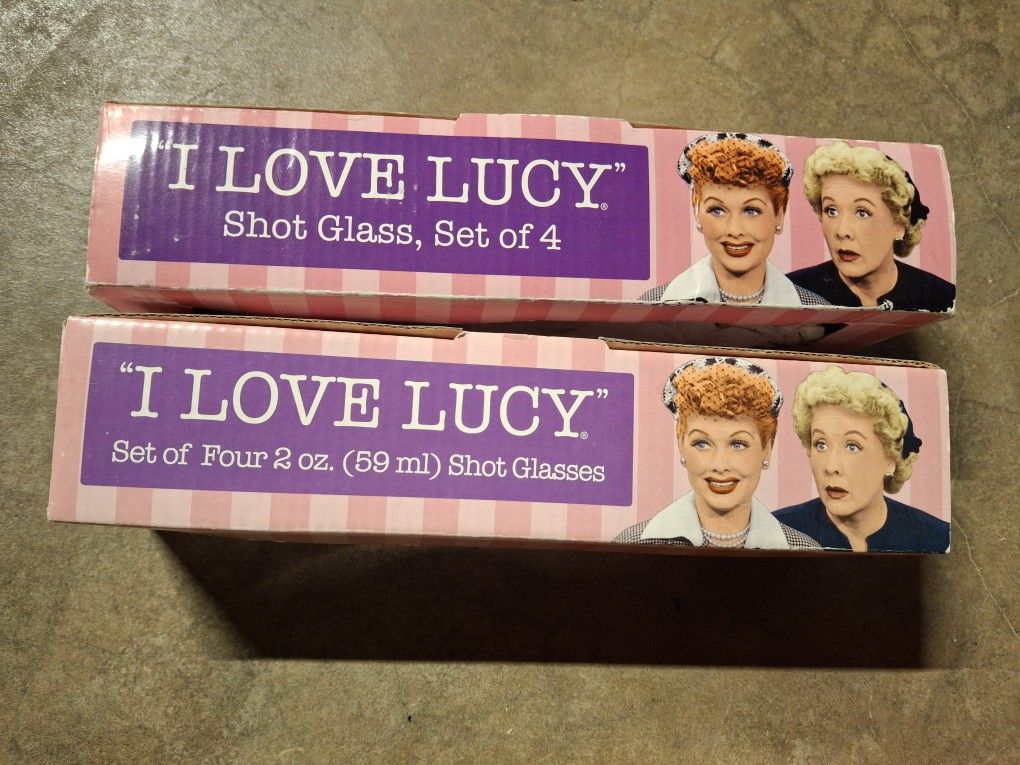 I Love Lucy Shot Glasses