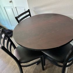 3ft Table And 4 Chairs