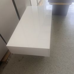 White coffee table