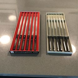 Stainless Steel Fondue Forks, Nice Quality, Two Set’s $5