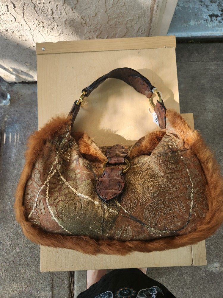 Brand new small leather bag