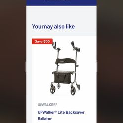 So Lite Glide Upright Heavy Duty Walker 