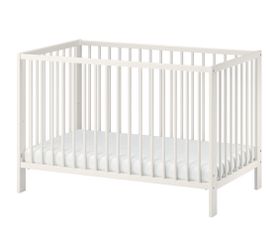 Convertible Baby Crib with Mattress, etc.