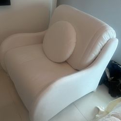 White Sleeper Chair