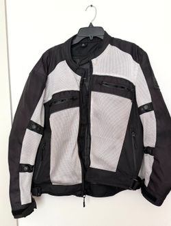 Men's Viking Cycle Mesh Motorcycle Riding Jacket Size Large
