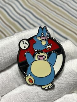 Snorlax Munchlax Enamel Pin Brooch Anime Pokemon Evolution