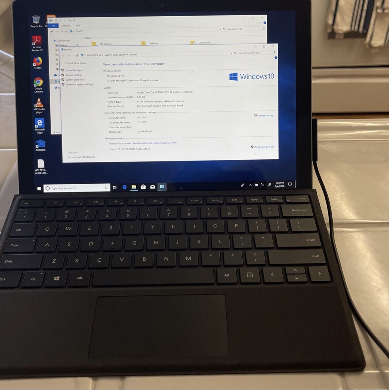 Microsoft Pro 5 With Keyboard