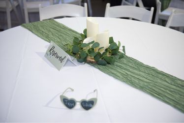 Rustic Decor, candles, wood slices