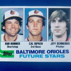 1982 Topps Cal Ripken Jr Rookie Baseball Card 
