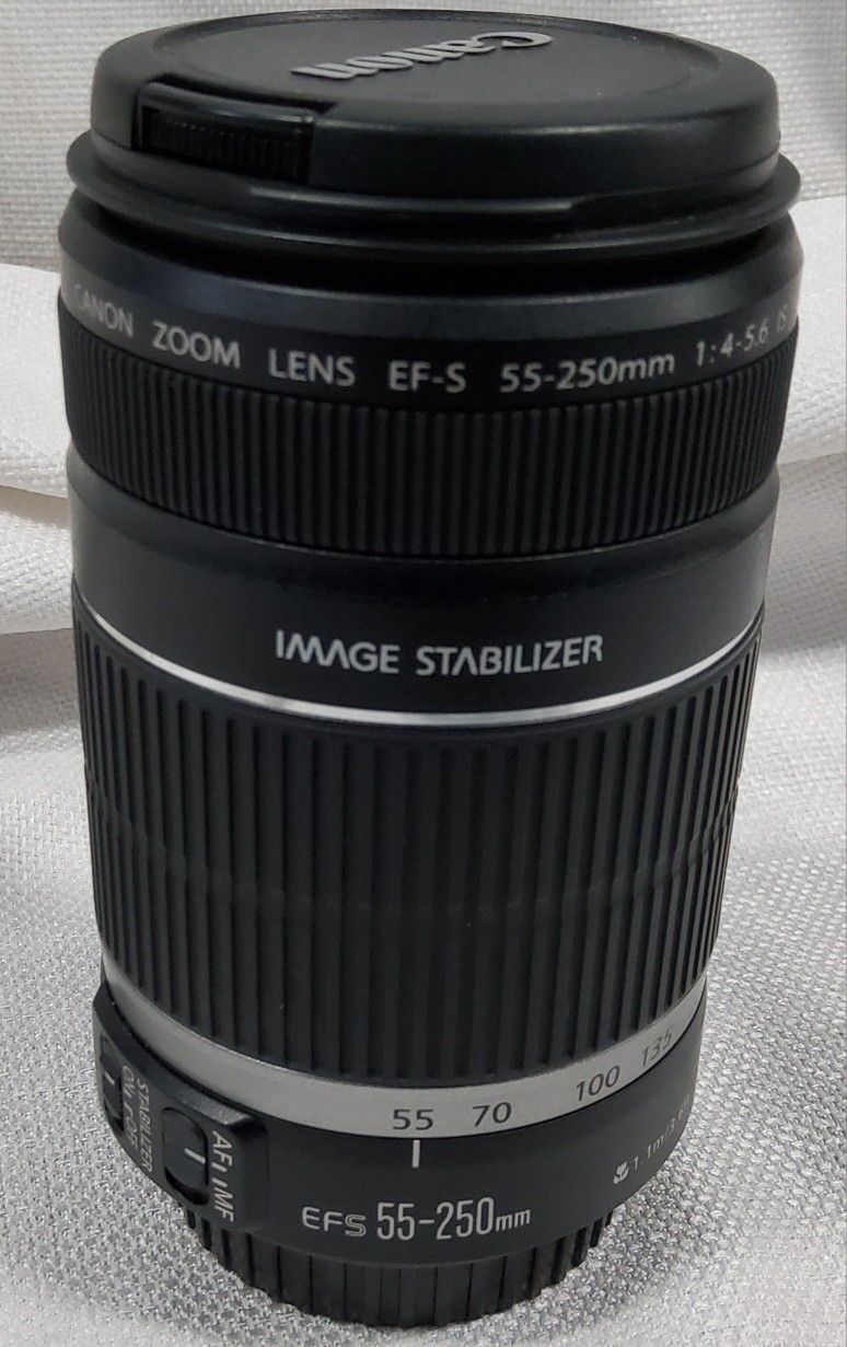 Canon Digital SLR Camera Zoom Lens EF-S 55-250mm f/4-5.6 IS STM