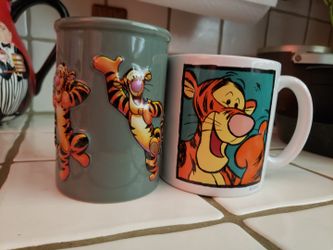 Disney Tigger mugs collectible best offer take them