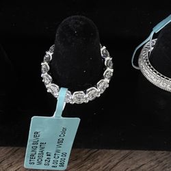 Size 7 Moissanite 8 CTW Band