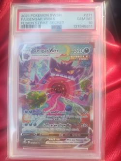 Pokemon cards PSA 10 VMAX ALT ART GENGAR