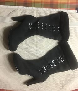 Black Fashion boots