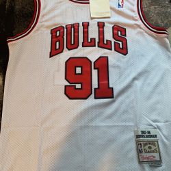 Mitchell And Ness Rodman Jersey Size Xl