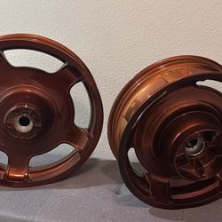 Custom Powder‑Coated Harley Street Glide Wheels – Front & Rear (2012) – $150
